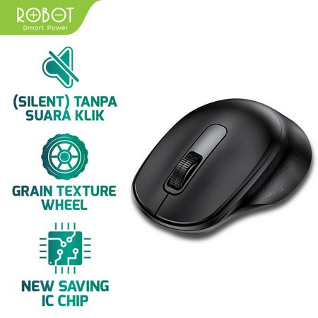 OBOT Mouse Wireless M312 2.4G Silent Key 1600DPI 500Hz Garansi Resmi 1 Tahun