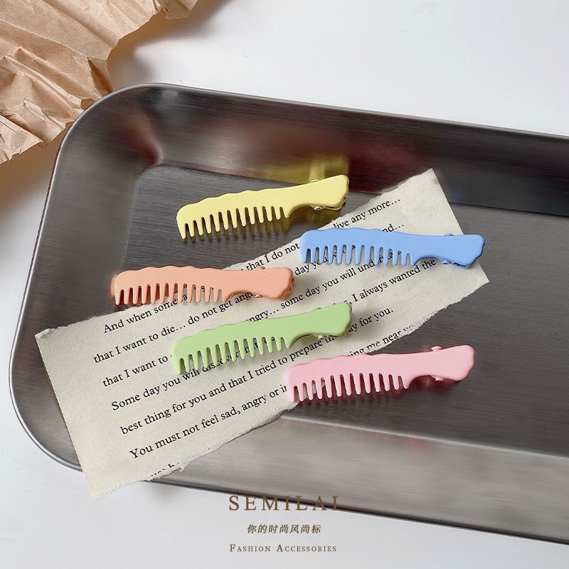 Jepit Rambut Sisir Kecil Bahan Stainless Steel Untuk Anak Perempuan