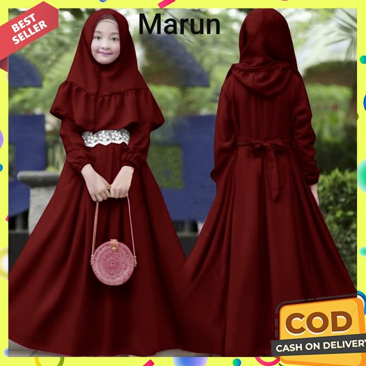 Gamis Anak Gamis Lebaran 2022 Kekinian Gamiis Syari Terbaru Dres Anak Gamis Ngaji Baju Lebaran Murah