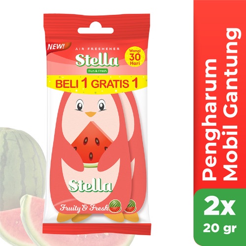 STELLA FUN &amp; FRESH PARFUM MOBIL PENGHARUM RUANGAN Beli 1 Gratis 1