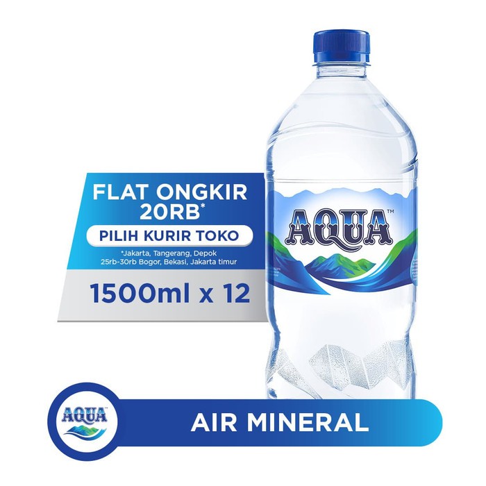 

Promo Spesial AQUA Air Mineral 1500ml (12 botol) Diskon