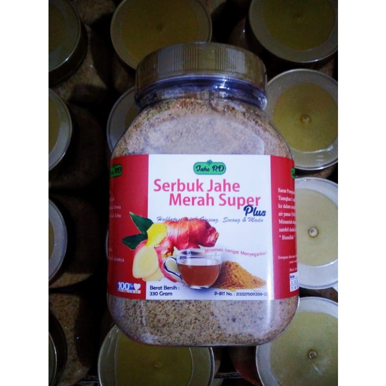 

SERBUK JAHE MERAH 330gr / MEREDAKAN BATUK / OBAT SAKIT KEPALA / KOLESTROL / MENURUNKAN BERAT BADAN / DIET