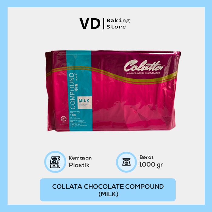 

COLLATA CHOCOLATE COMPOUND - COLLATA MILK BLOK- COLLATA COKLAT BATANG - 1 KG