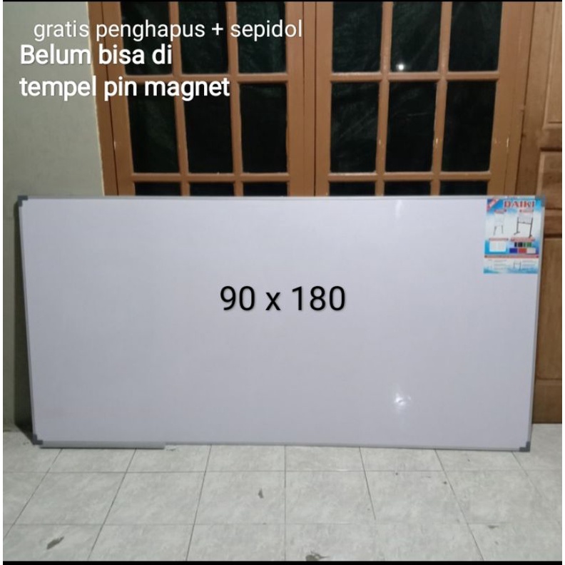 whiteboard 90 x 180 papan tulis pengajian