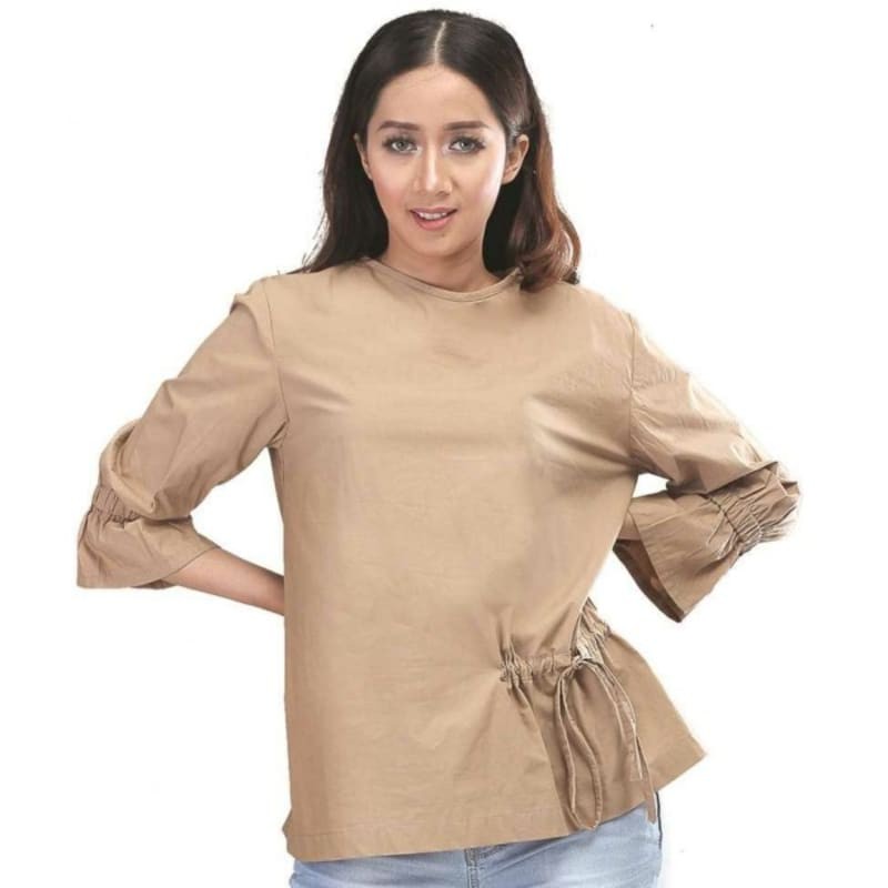 Tunik Baju pakaian atasan wanita Inficlo - Khaki - M
