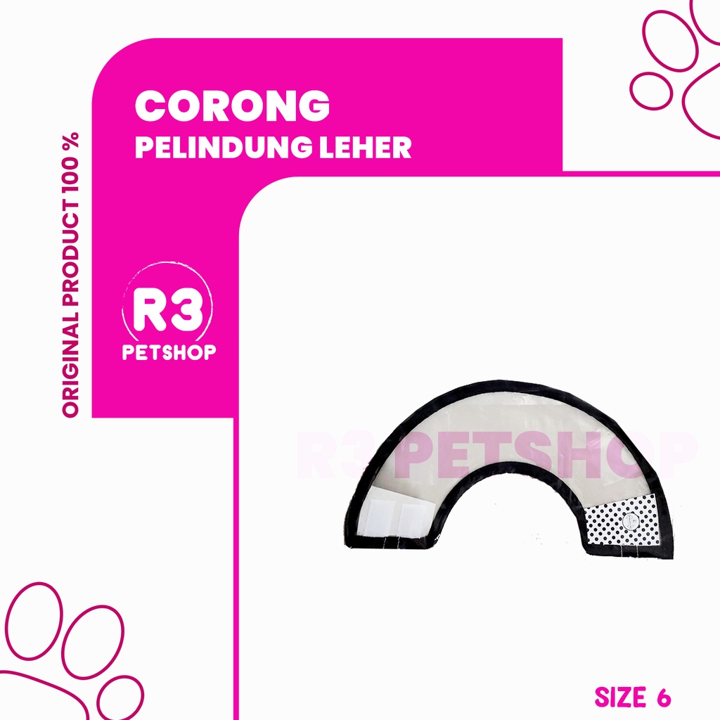 Corong Penutup - Pelindung leher Kucing Anjing dan hewan peliharaan