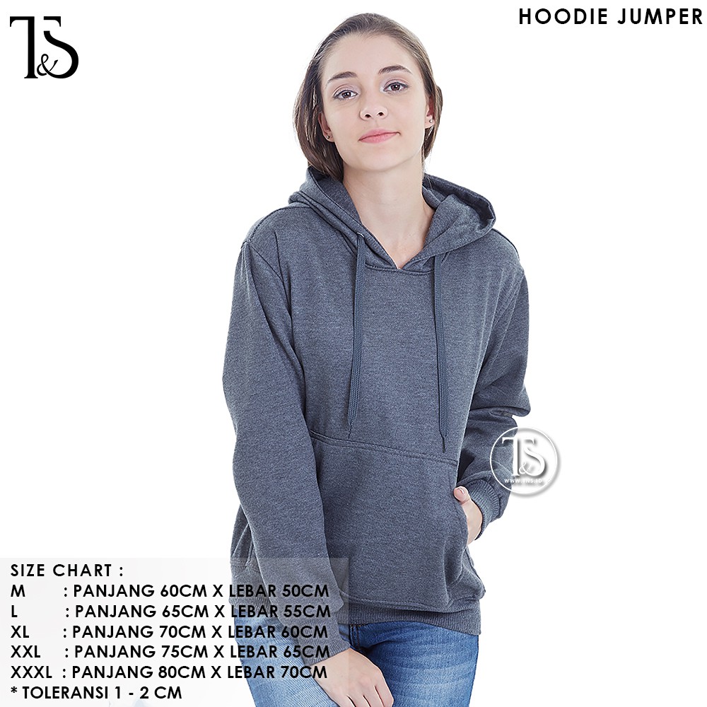 Sweaterpolos JAKET HOODIE JUMPER ABU MISTY TUA WANITA M 