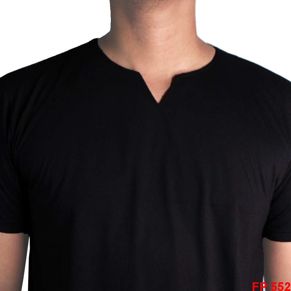 Kaos Polos Vneck Pria Tangan Pendek