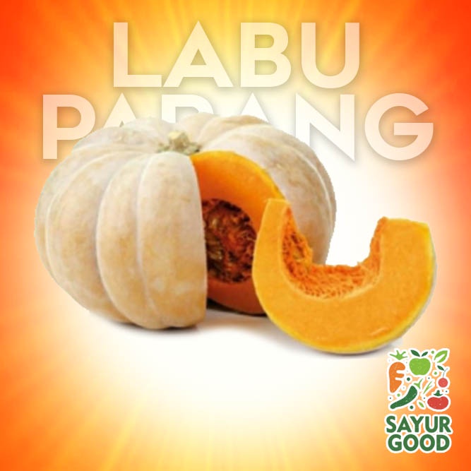 

Labu Parang /Labu Kuning Segar/Pumpkin/PerPotong/1Kg