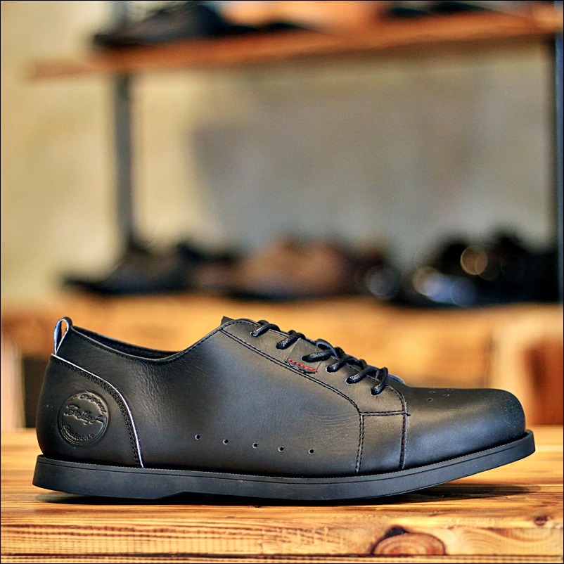 Sepatu Pria Pantofel Casual Bradleys Collin Black - Sepatu Kulit - Sepatu Kerja - Sepatu Formal - Se