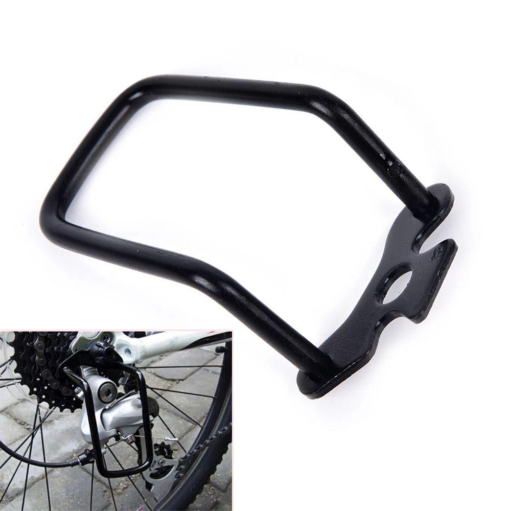 AUGUSTINA Bicycle Derailleur Guard 1pc Sepeda Jalan Baja Rantai Hitam Stay Guard Pelindung Gigi Belakang