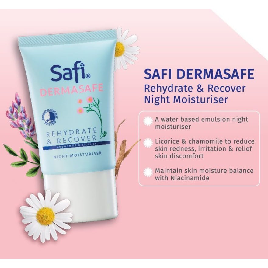 SAFI Dermasafe Night Moisturiser 50g