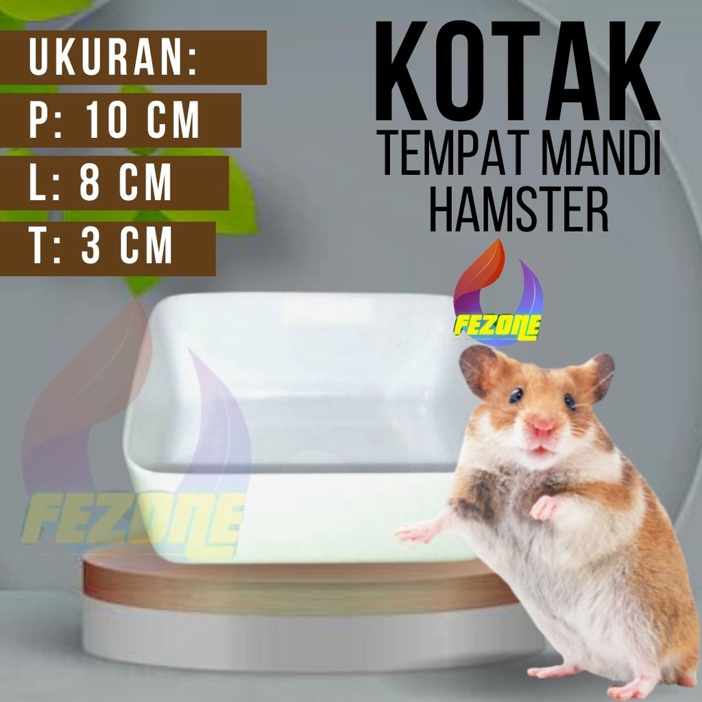 Tempat makan hamster / tempat makanan hamster sugar glider FEZONE