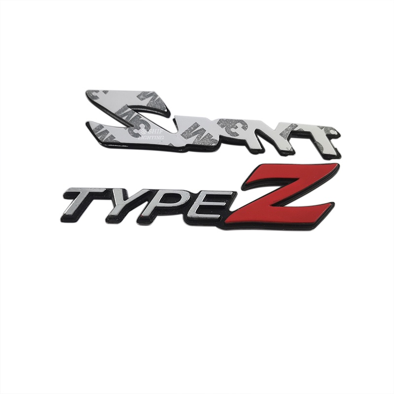 1pc Stiker Emblem / Badge Tipe Z Bahan ABS Untuk Bagasi Belakang Mobil