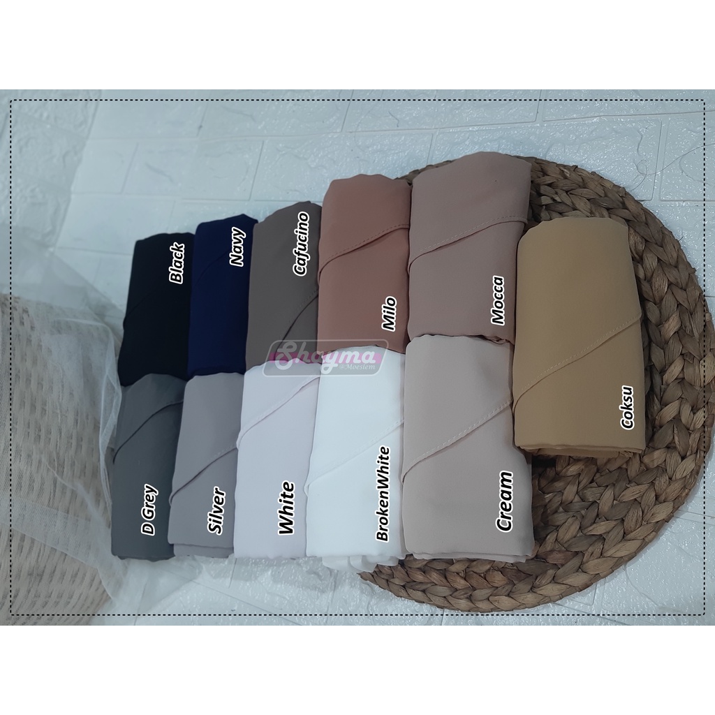 Hijab Segiempat Tali Instan 2 in1 Plus Inner / Segitiga Instan Tali 2 in1 Inner / Segiempat Ceruty babydoll /Jilbab Segiempat Instan