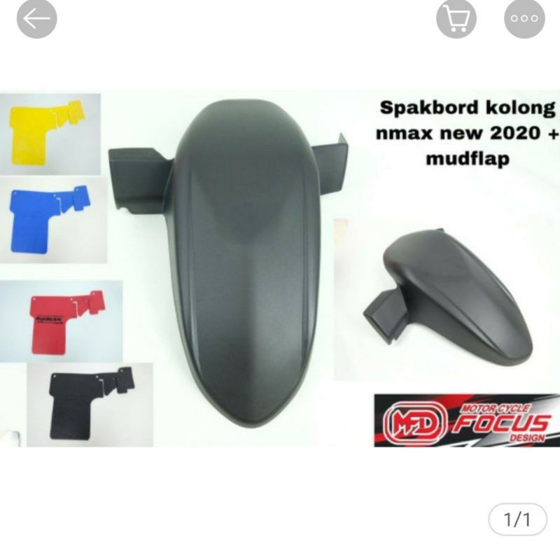 HUGGER spakbor kolong yamaha Nmax 2020 nmax 2021 black doff