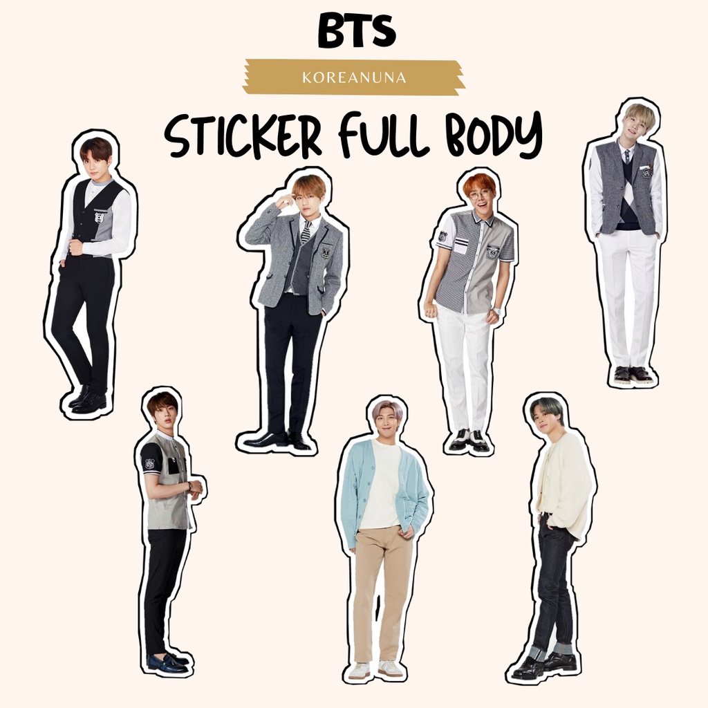 

Stiker Kpop Bities Member Idol Korea Aesthetic Premium Berkualitas Sticker Laptop Buku Note Catatan Botol Murah
