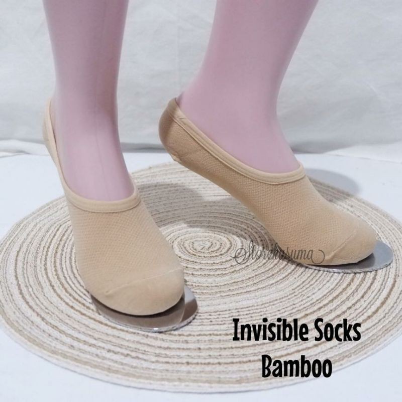 Kaos kaki flat / kaos kaki telapak bamboo