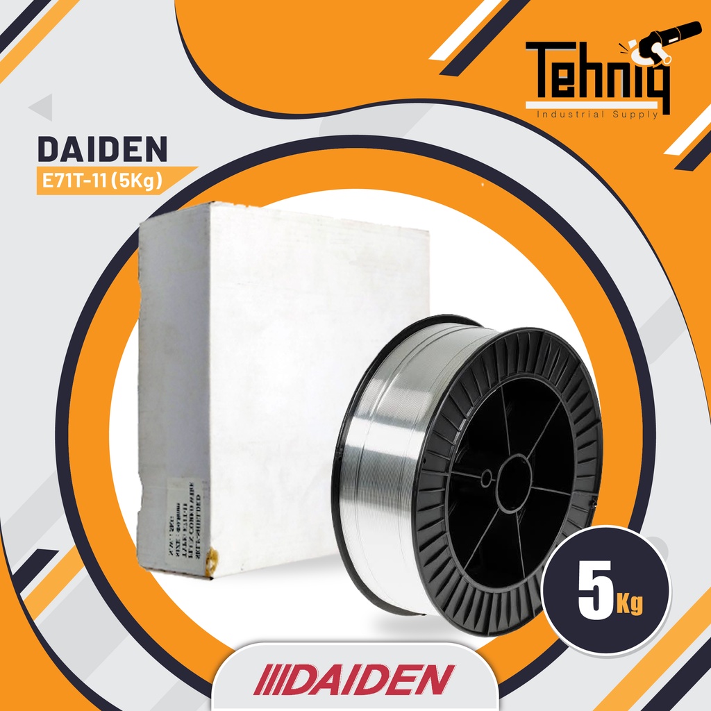 Daiden E71T 11 Kawat Las 5Kg Self Shield Flux Cored