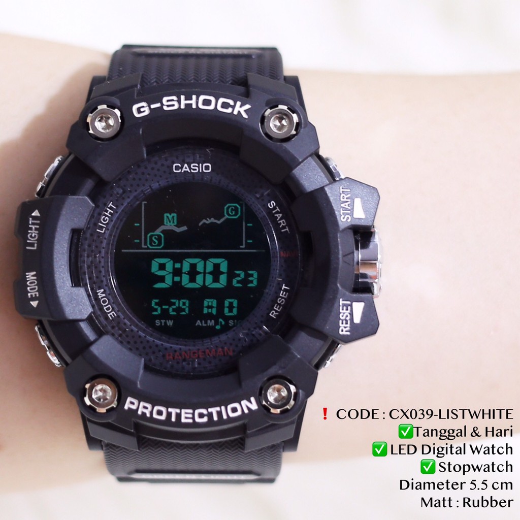 Jam tangan pria wanita CASIO DIGITAL GSHOCK limited stock new model anti air CX039