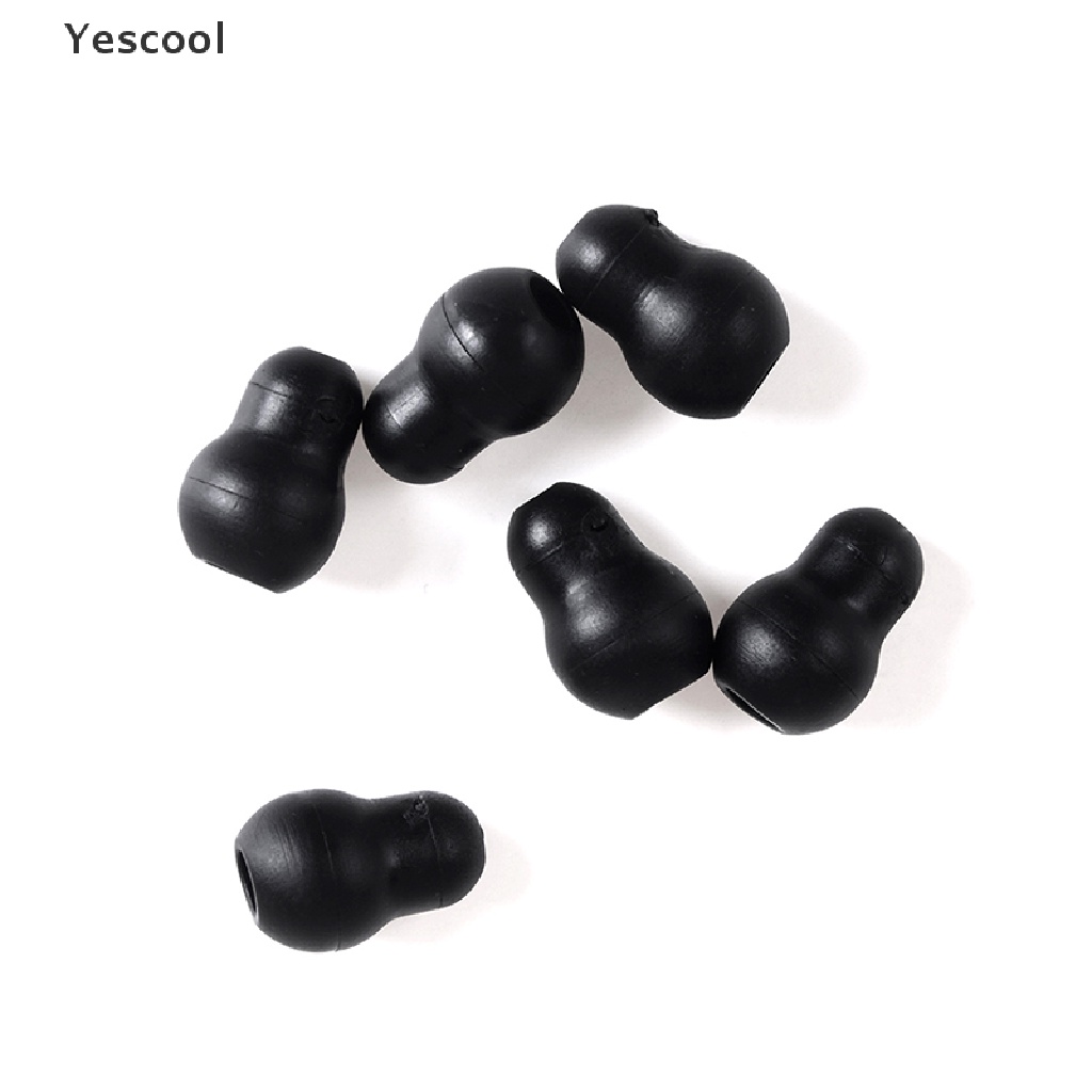 Yescool 6Pcs eartips Bahan Silikon reusable Untuk Stetoskop littmann