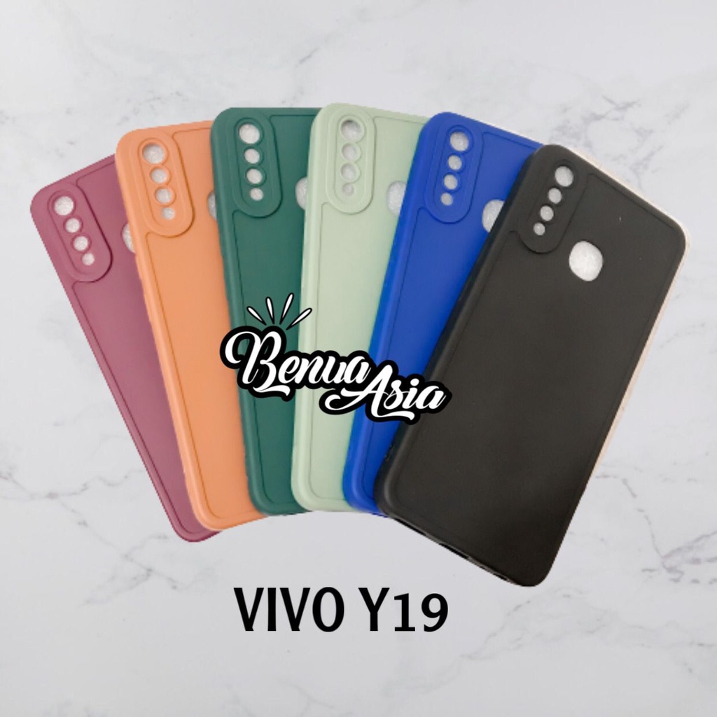 SOFTCASE PRO CAMERA VIVO Y19 MACARON - FA