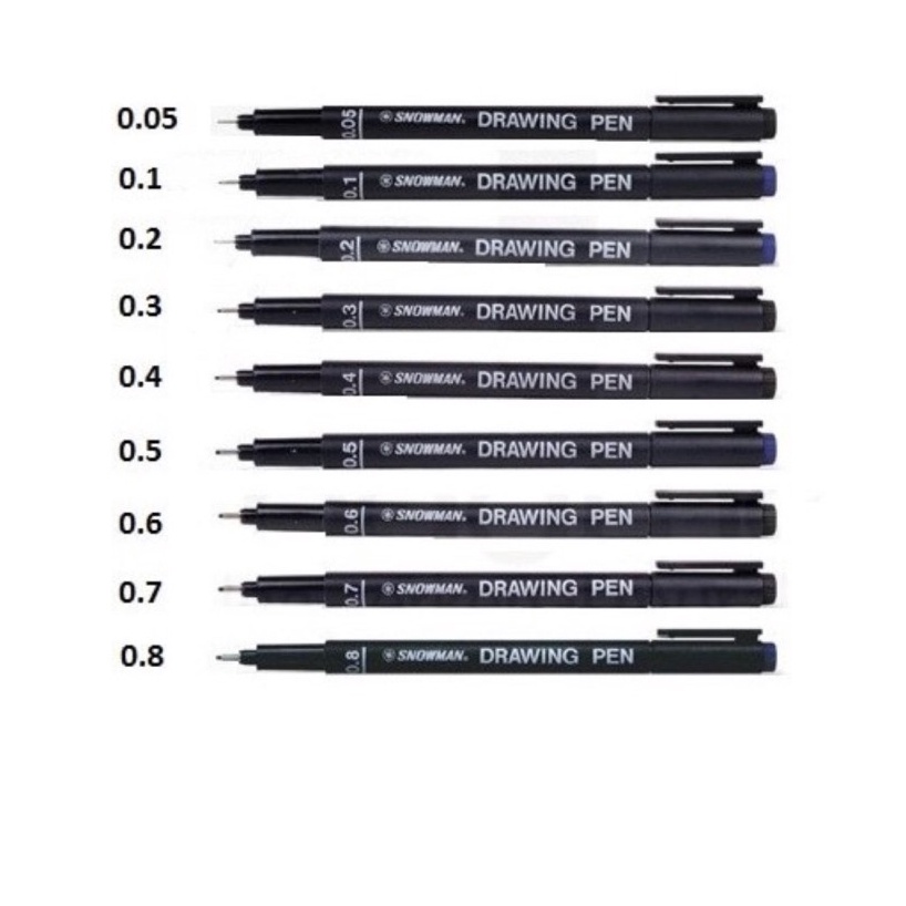 

Drawing Pen Snowman FT 700 - 0.05 0.1 0.2 0.3 0.4 0.5 0.6 0.7 0.8