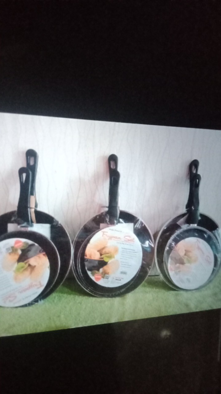 [ Cod ]  Frypan Teflon Maspion 2 Pcs Fry Pan Set Non Stick Teplon Wajan Anti Lengketmaspion Double F