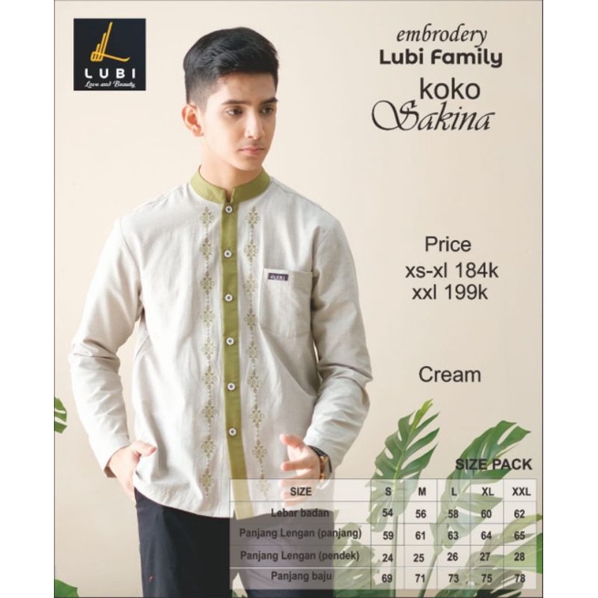 Sarimbit Koko Dewasa LUBI SAKINA