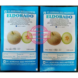 benih melon eldorado tahan virus volume 650 biji shopee indonesia