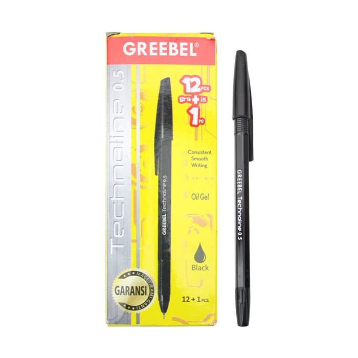 Pen Greebel Technoline - Isi 12 Pcs - OFF-24