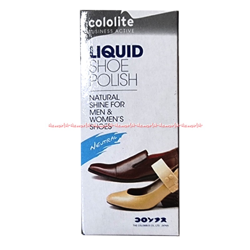 Cololite Shoe Polish Neutral 45ml Cairan Semir Sepatu Warna Netral Pakai Sponge Kololite