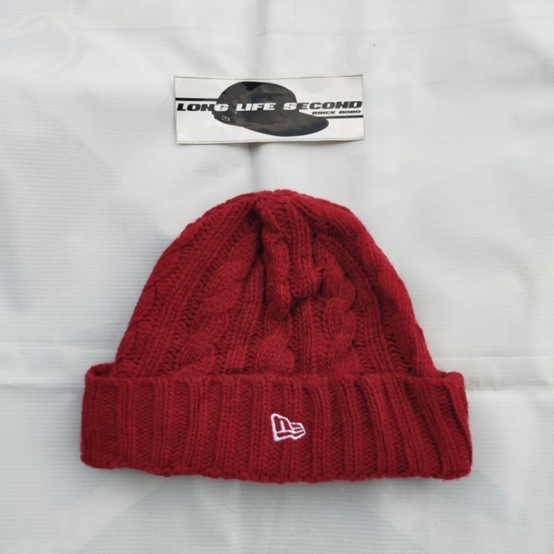 beanie hat kupluk new era second bekas preloved branded