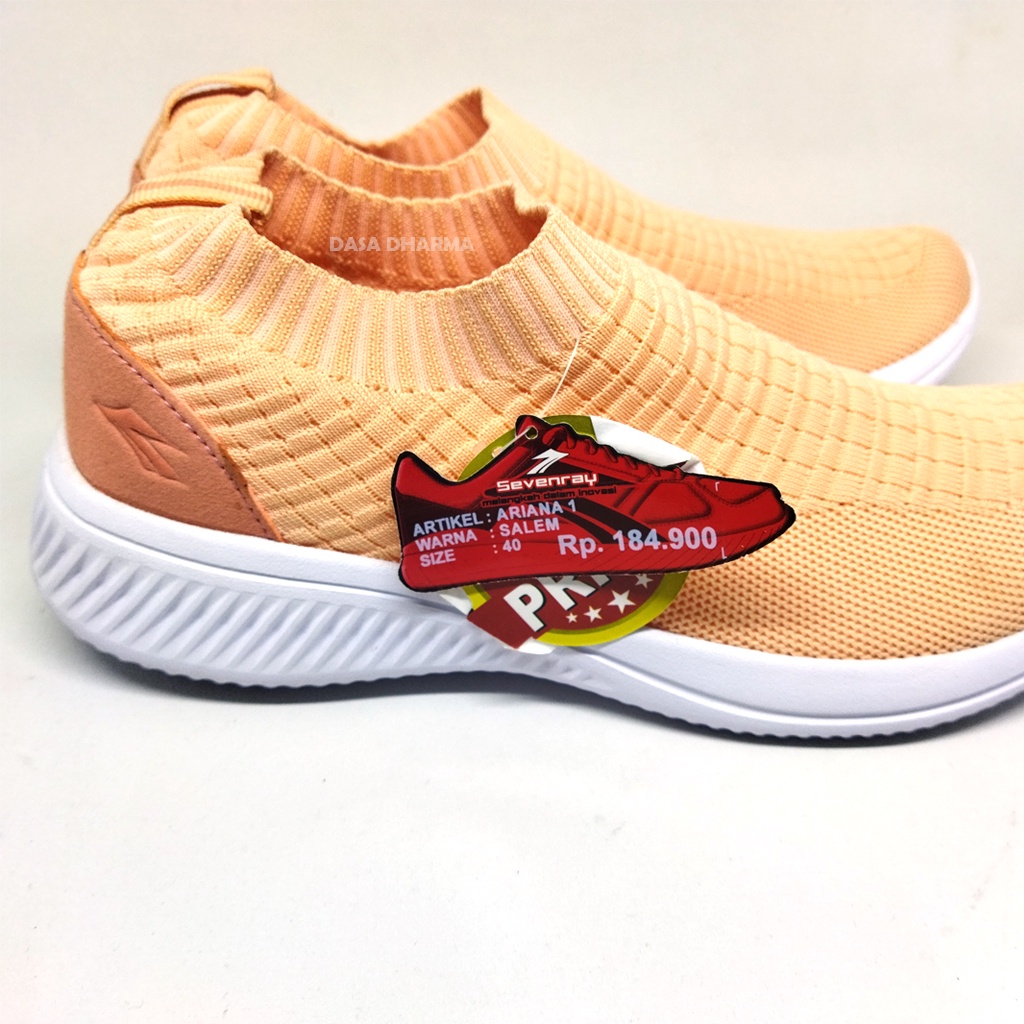 Sepatu Sevenray Slip On Wanita Sneakers Original