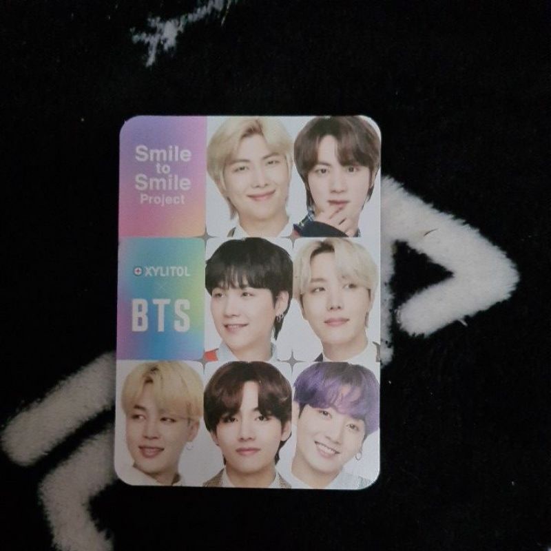 BTS Xylitol group photocard