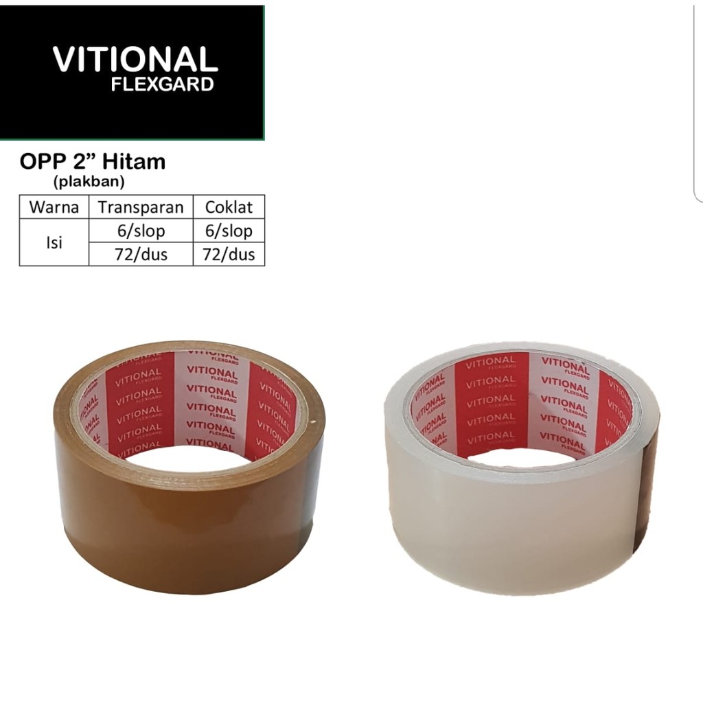 VF HTM Lakban 45mm x 40y Full 72 roll (1 dos) / Isolasi / Solasi