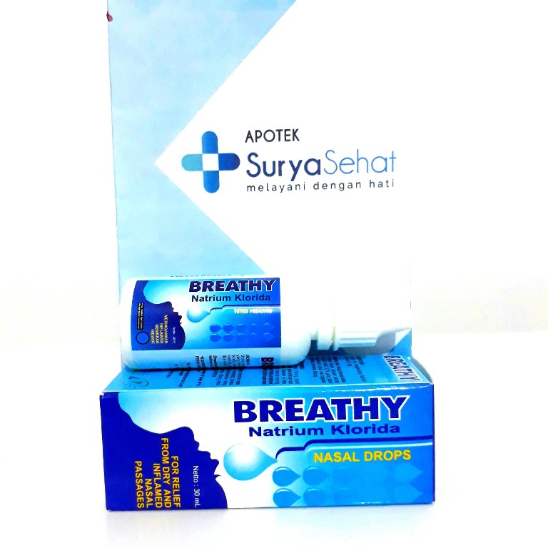 Breathy Tetes Hidung Bayi 1 Bulan ke atas  - Breathy Nasal Drops 30 ml - Breathy Nasal Spray