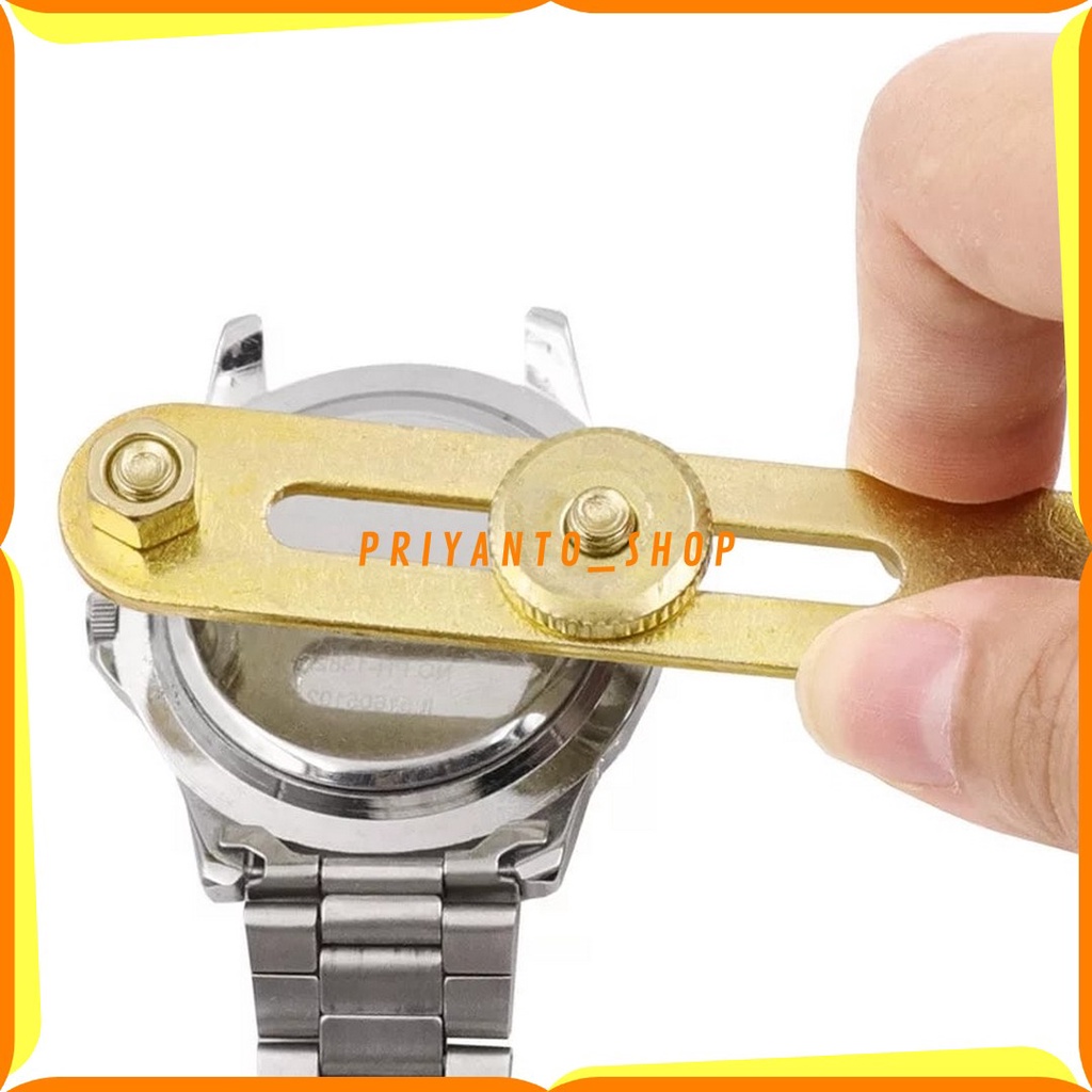 Alat Pembuka Casing Tutup Belakang Jam Tangan Spanner bahan Stainless