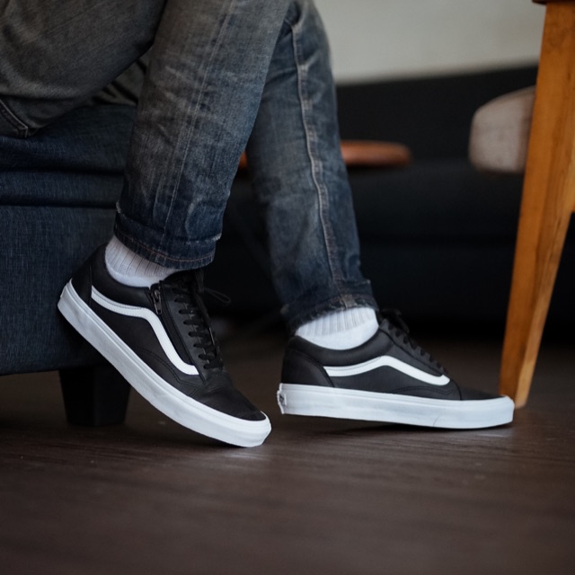 vans old skool zip black