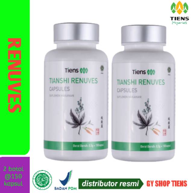 Tiens Renuves / 2 botol isi @150 kapsul