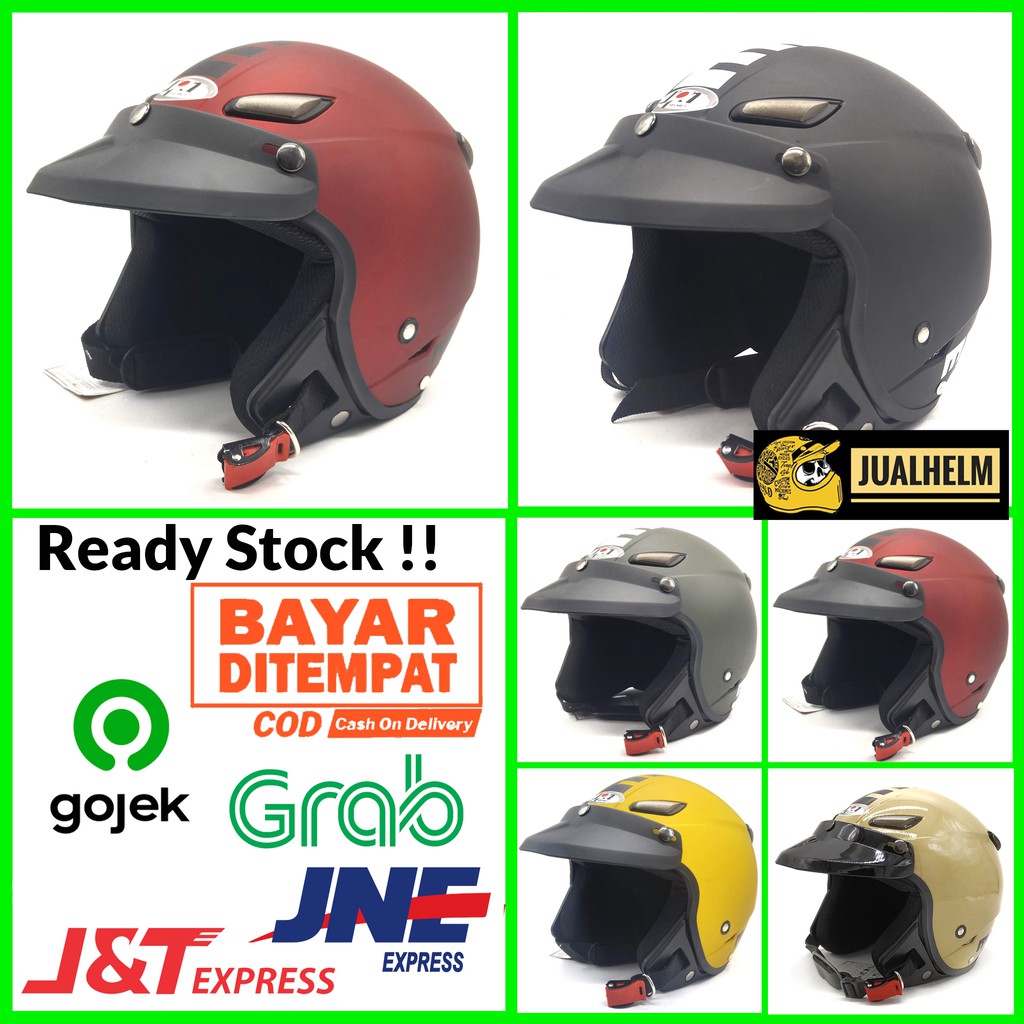 Helm JPN MOMO + Pet Klasik ( Helm Klasik / Helm Vespa / Helm Retro )