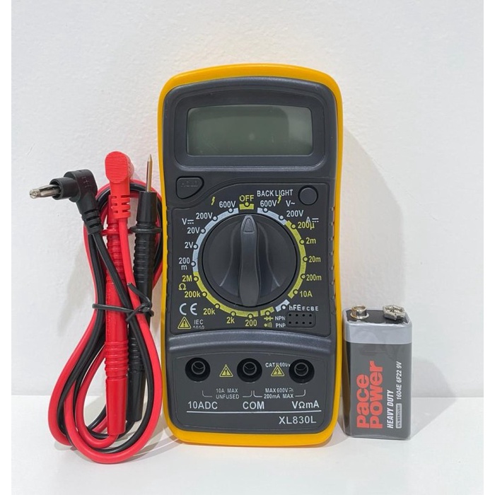 Digital Multimeter XL830L / Multitester Avometer Digital XL 830L
