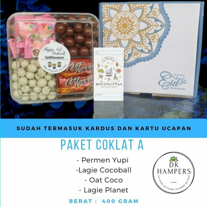 

Coklat Lebaran - Parcel Lebaran Cokelat Paket Coklat Lebaran Shakeela Sahara