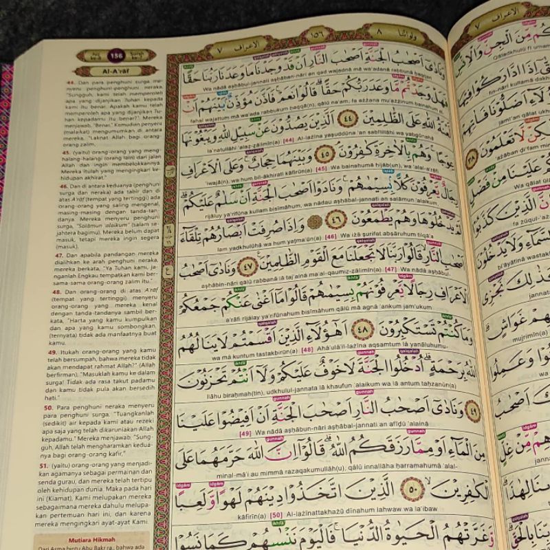 Al Quran besar terjemah perkata dan tajwid warna al karim.