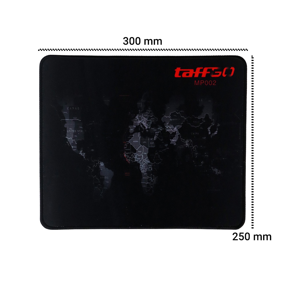 Gaming Mouse Pad XL Desk Mat Motif Peta Dunia 300 x 250 x 3 mm