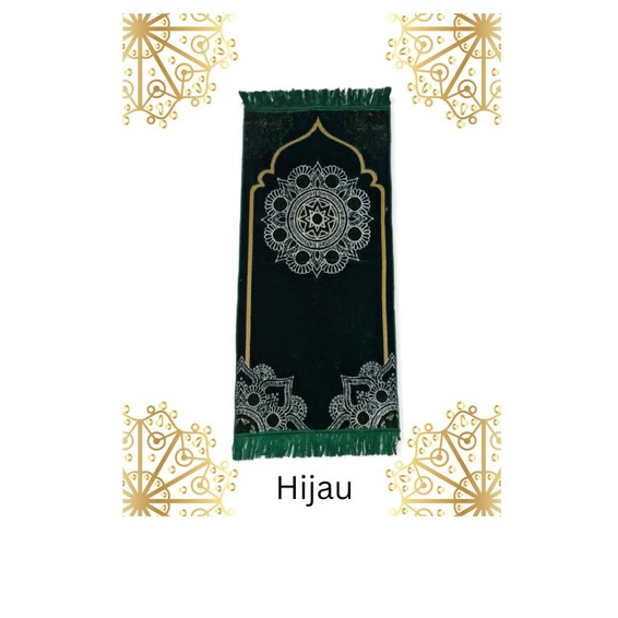 Sajadah Turki Oswal Flora Midi / Turkey Floral Midi