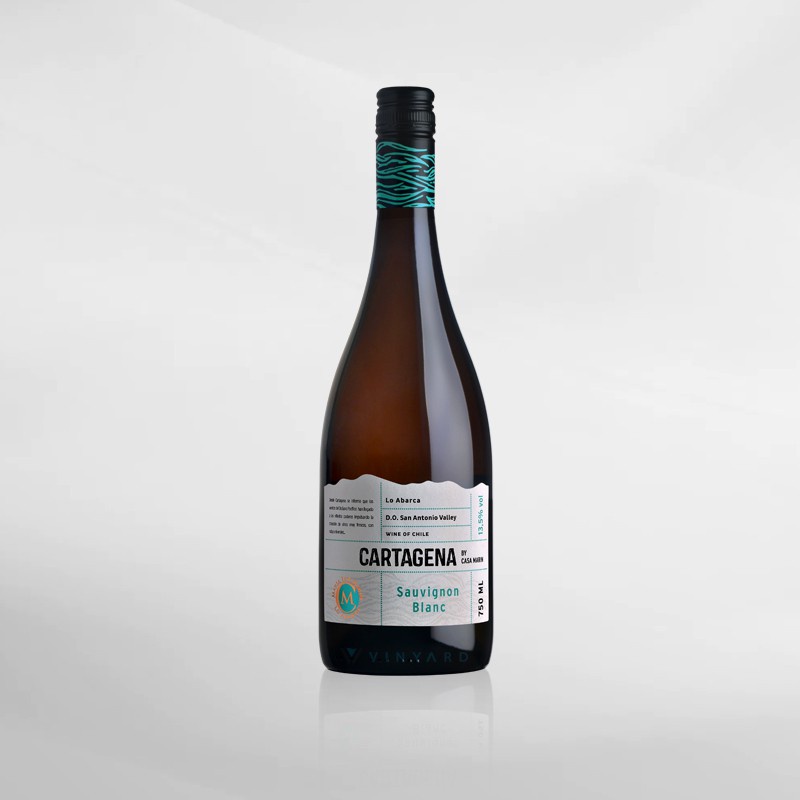 Casa Marin Cartagena Sauvignon Blanc 750 ml (Original &amp; Resmi by Vinyard)