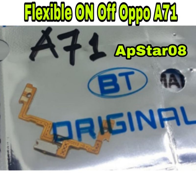 OPPO A71 Flexible Flexibel Tombol Power On-Off Power On Off Oppo A71