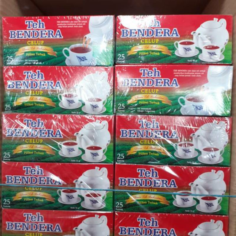 

Teh Bendera Celup Kotak (50G) 1 Box Isi 25 Pcs