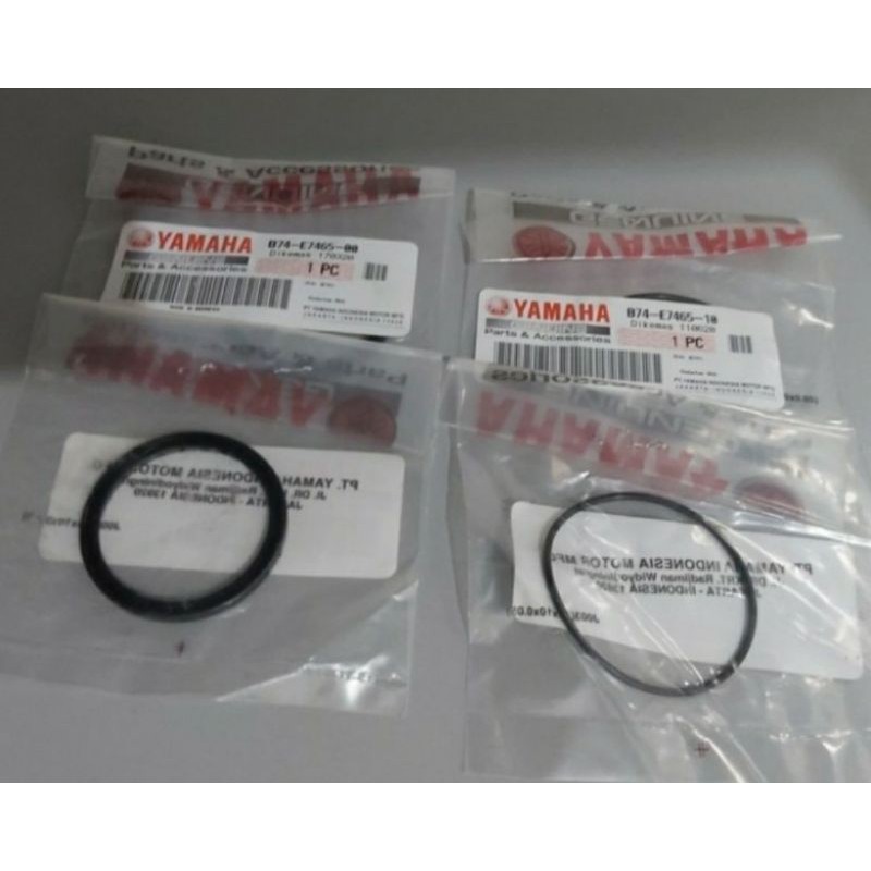 SEAL SIL ORING PULLY PULI XMAX X MAX ASLI ORI YAMAHA B74 E7465 00 (1PCS) &amp; B74 E7465 10 (1PCS)